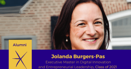 Joland Burgers Pas - alumna of the Executive Master in Digital Innovation and Entrepreneurial Leadership at ESCP Berlin