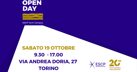 ESCP Turin Campus Open Day