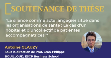 Soutenance publique de thèse par Antoine GLAUZY