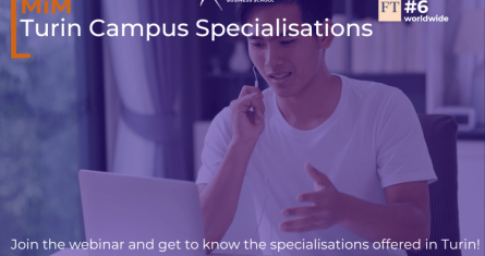 MiM Specialisations Turin Campus Webinar