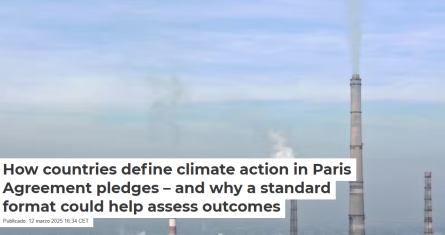 How countries define climate action in Paris Agreement pledges – and why a standard format could help assess outcomes