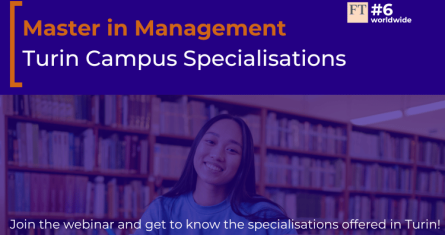 MiM Specialisations Turin Campus Webinar