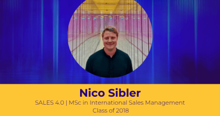 Photo of Nico Sibler, alum of the Master in International Sales Management