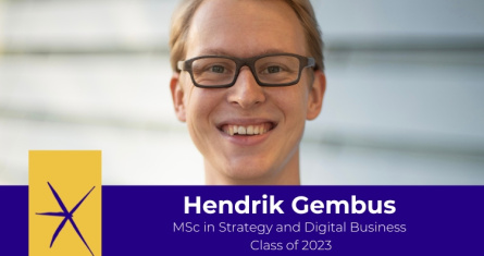 Photo of alum of ESCP's Master in Strategy and Digital Business Hendrik Gembus