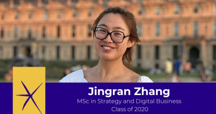 Photo of Jingran Zhang, Master in Strategy and Digital Business 