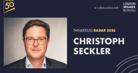 ESCP Professor Christoph Seckler named to Thinkers50 Radar List 2026