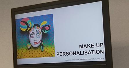 Screen TV picture for Big Picture 2018, Institut français de la mode and ESCP. 