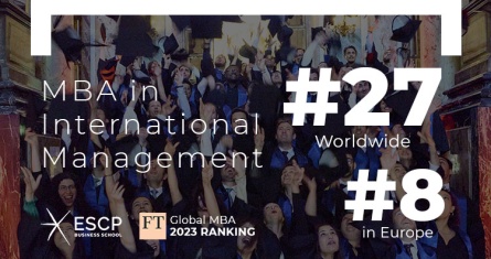 ESCP Business School ranks 27th in the latest Financial Times Global MBA ranking