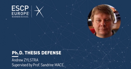 PhD Thesis Defense : Andrew ZYLSTRA - ESCP