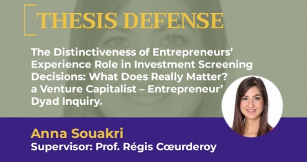 PhD Thesis Defense : Anna Souakri - ESCP Business School