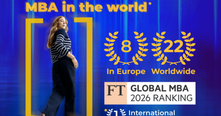 ESCP ranks 8th in Europe and 22nd worldwide in the Financial Times Global MBA ranking