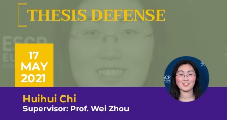 PhD Thesis Defence : Huihui Chi - ESCP Business School