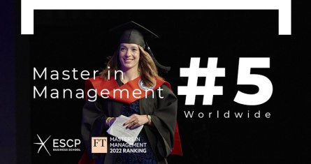ESCP Business School’s Master in Management ranked fifth worldwide by the Financial Times ESCP Business School’s Master in Management ranked fifth worldwide by the Financial Times