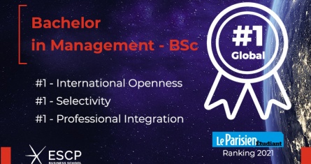 ESCP's Bachelor in Management BSc is ranked 1st in Le Parisien ESCP's Bachelor in Management BSc is ranked 1st in Le Parisien