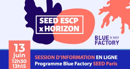 Programme Blue Factory SEED Paris 2023 - Appel aux entrepreneurs