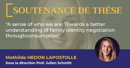  Public defence of thesis by Mathilde HEDON LAPOSTOLLE on 25 July 2024, at ESCP Business School