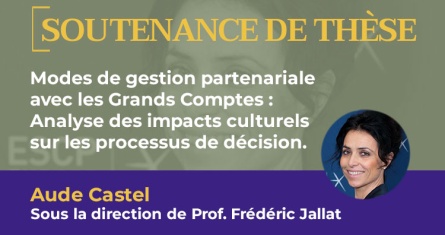Soutenance de thèse de Aude Castel, le 13 septembre 2023 à ESCP Business School
