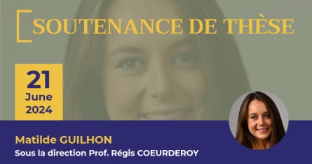 Public defence of thesis by Matilde GUILHON on 21 June 2024, at ESCP Business School