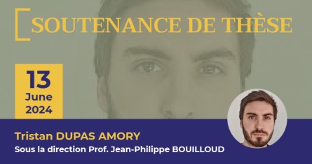Soutenance de thèse de Tristan DUPAS AMORY, le 13 June, 2024 à ESCP Business School