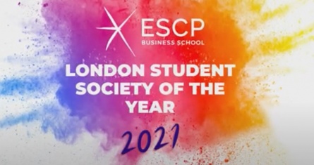 ESCP London Campus awards Student Society and Project Prizes for 2020/21 academic year!