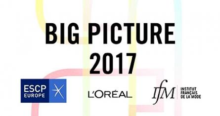 logo BigPicture 2017, ESCP, L'Oréal, Insitut français de la mode