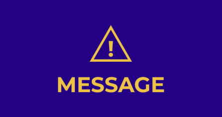 Message from the dean 