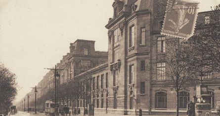 Postal Card, 79 Avenue de la République, 1905. 