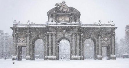 Snow Storm hits Madrid. ESCP Madrid Campus Closed