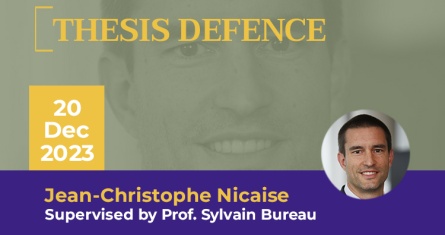 Public defence of thesis by Jean-Christophe Nicaise on 20 Dec 2023, at ESCP Business School