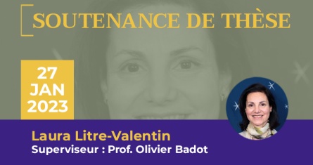 Soutenance de thèse Laura Litre-Valentin, le 27 janvier 2023, ESCP Business School - Campus de Paris