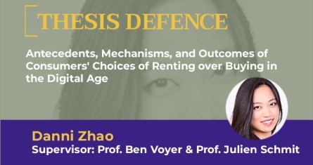 Thesis Defence of Danni Zhao, escp business school