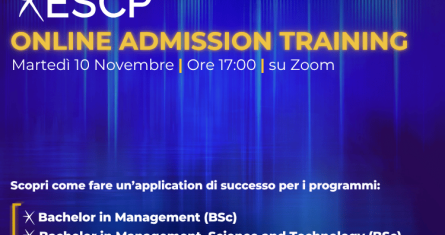 BSc ESCP - Online Admission Training