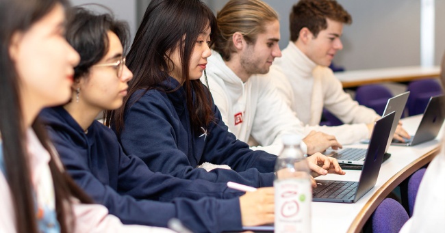 Students in the classroom