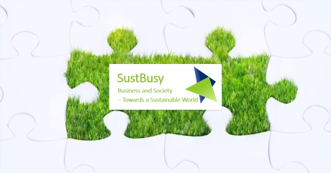 Research Centre - SustBusy: Business & Society – Towards a Sustainable World Banner