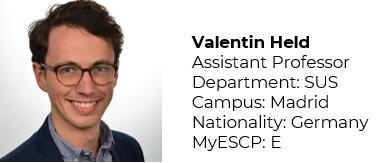 Held Valentin, Assistant Professor - Sustainability, ESCP