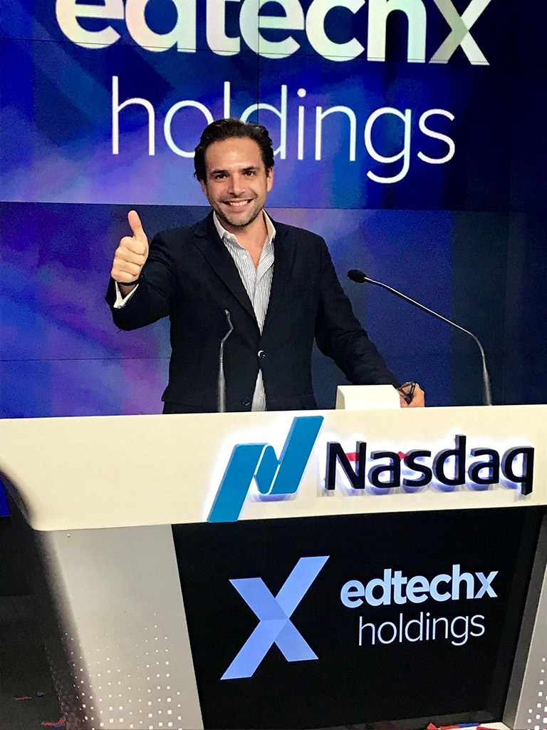 Benjamin Vedrenne-Cloque? CEO and co-founder of EdTechX