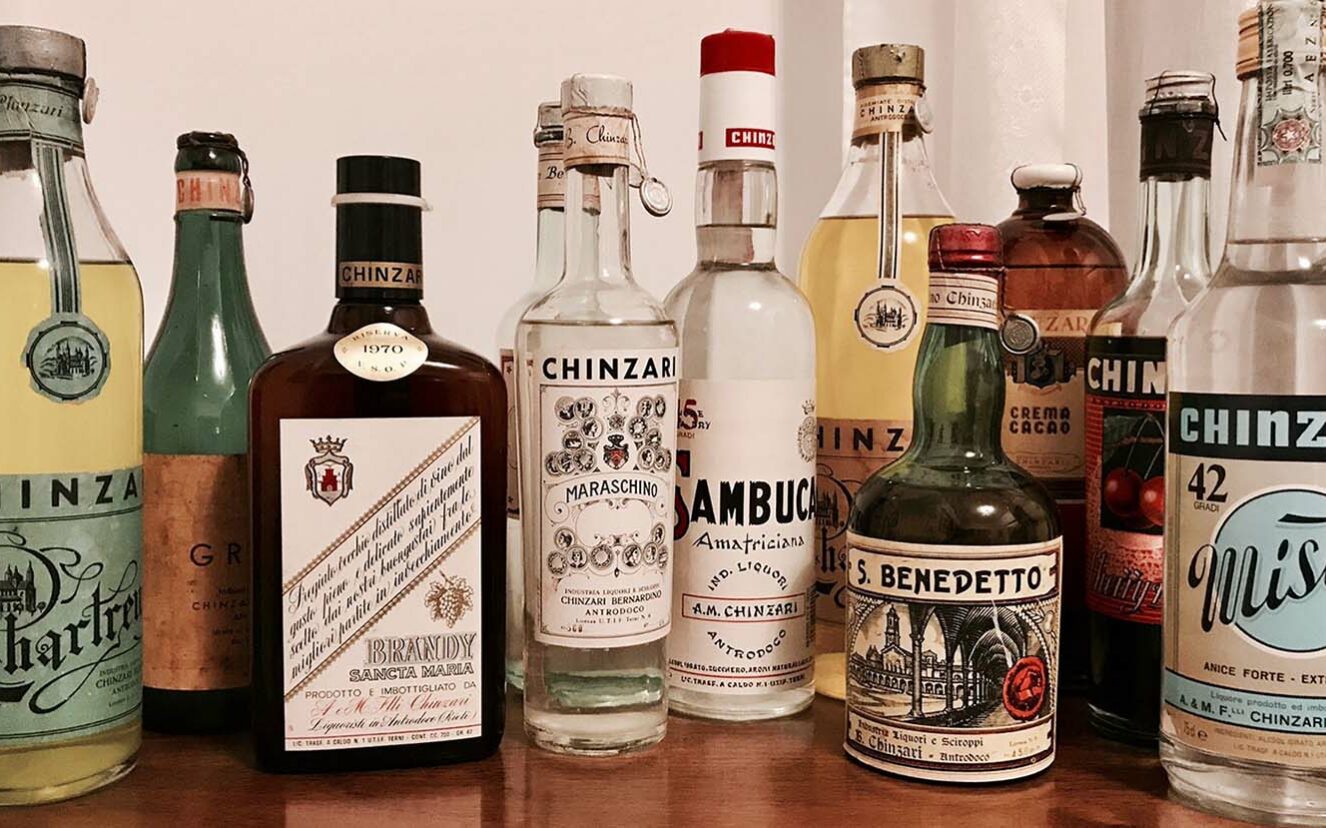 ©Chinzari Bottles of Chinzari, Italian family business and producer of fine liqueurs.