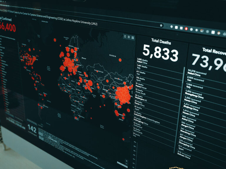 Coronavirus coverage as of 3/15/2020. Heatmap by the Center for Systems Science and Engineering (CSSE) at John Hopkins University , Clay Banks Unsplash