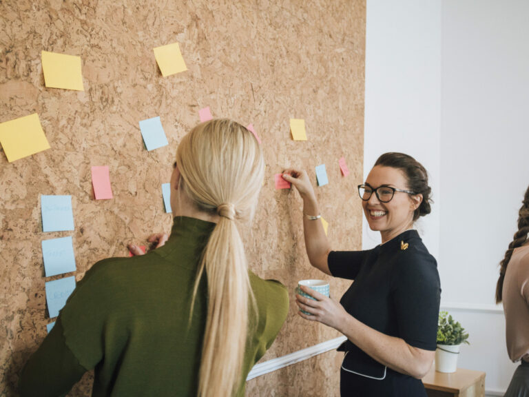 Women Making Business Notes