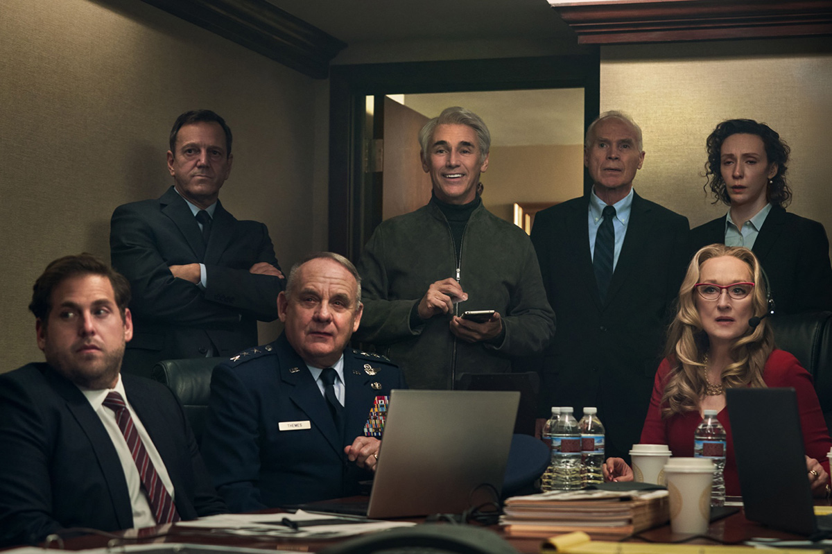 Image from the movie Don't look up - Netflix