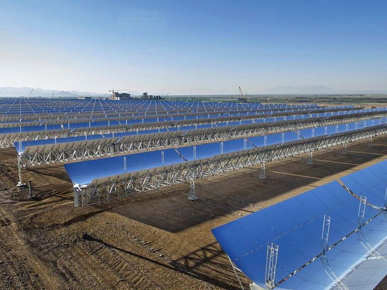 Parabolic Troughs from a Concentrated Solar Thermal facility