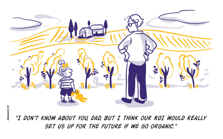 Illustration of  Family Business Tag, ©Bananako.fr for The Choice Illustration of Family Business Tag, ©Bananako.fr for The Choice