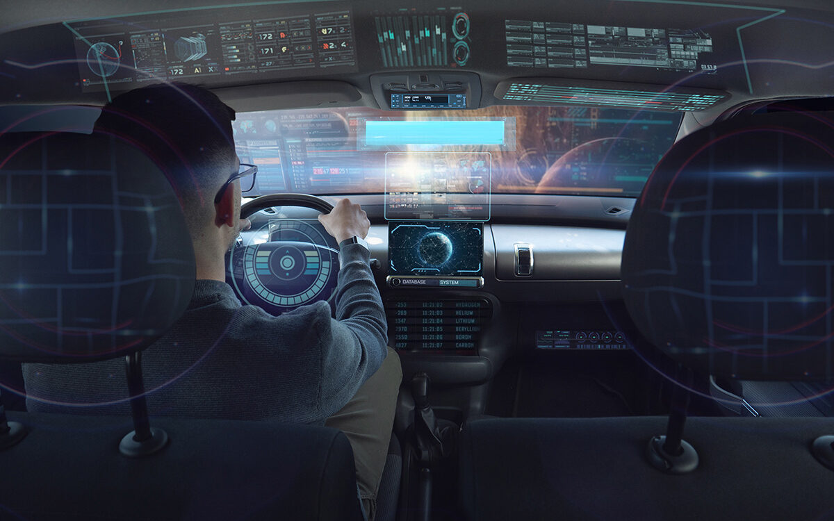 © Faurecia Faurecia's vision of the cockpit of the future.