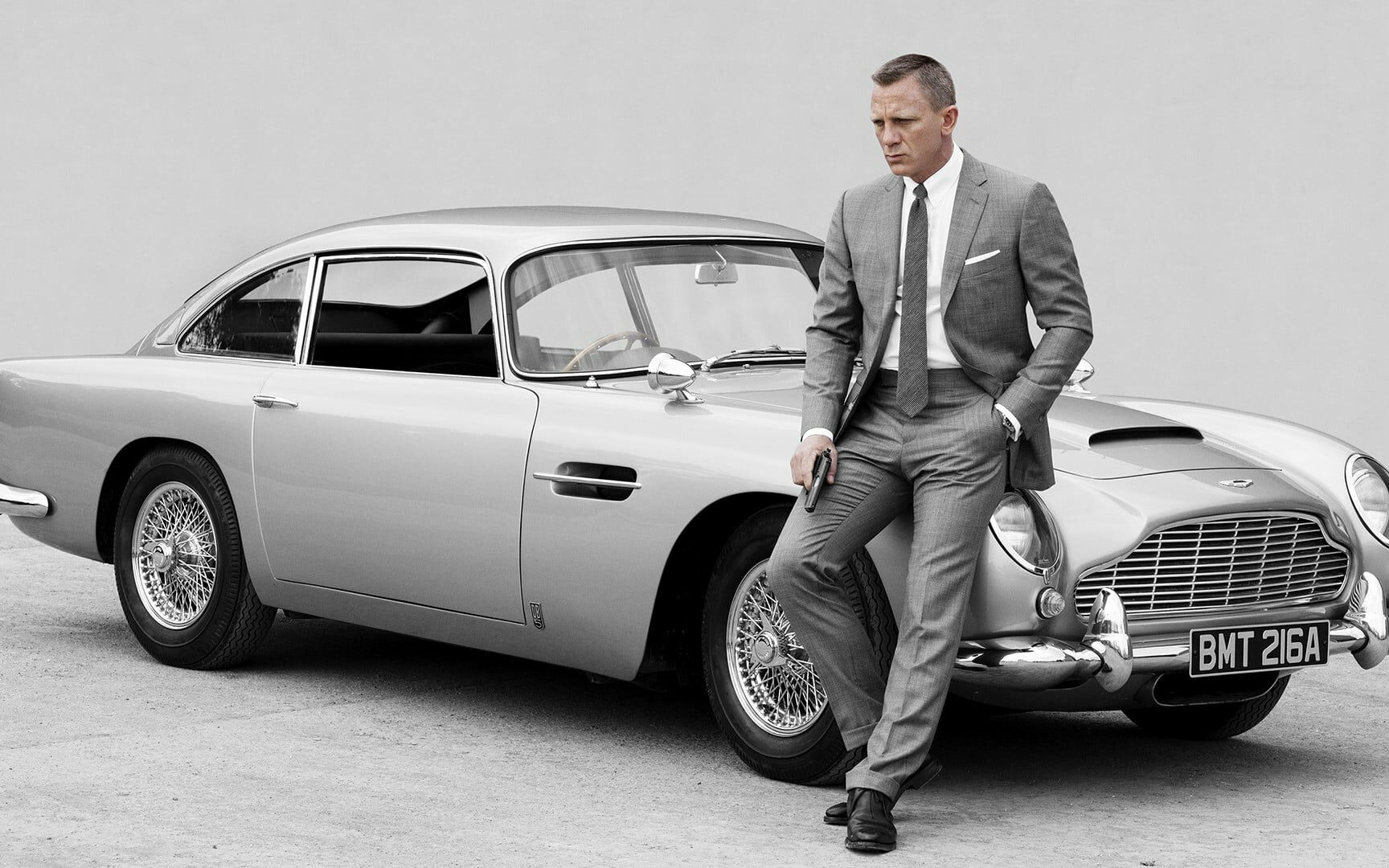 No time to buy © Danjaq, LLC & Metro-Goldwyn-Mayer Studios Inc. James Bond and his famous Aston Martin DB5