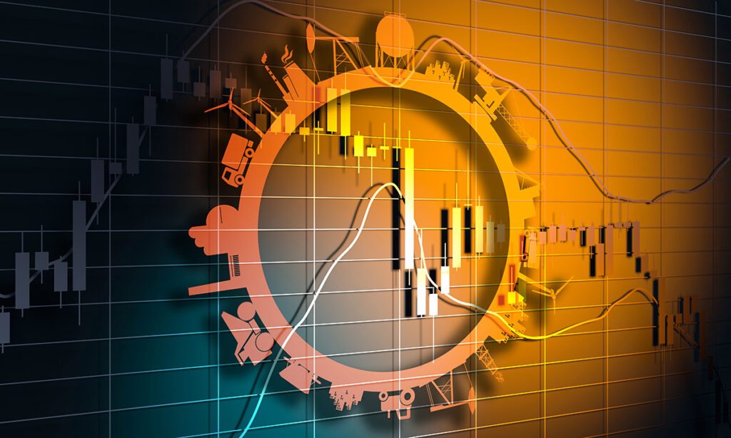 Forex candlestick pattern.