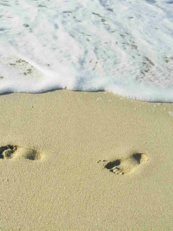 Footprints in the sand