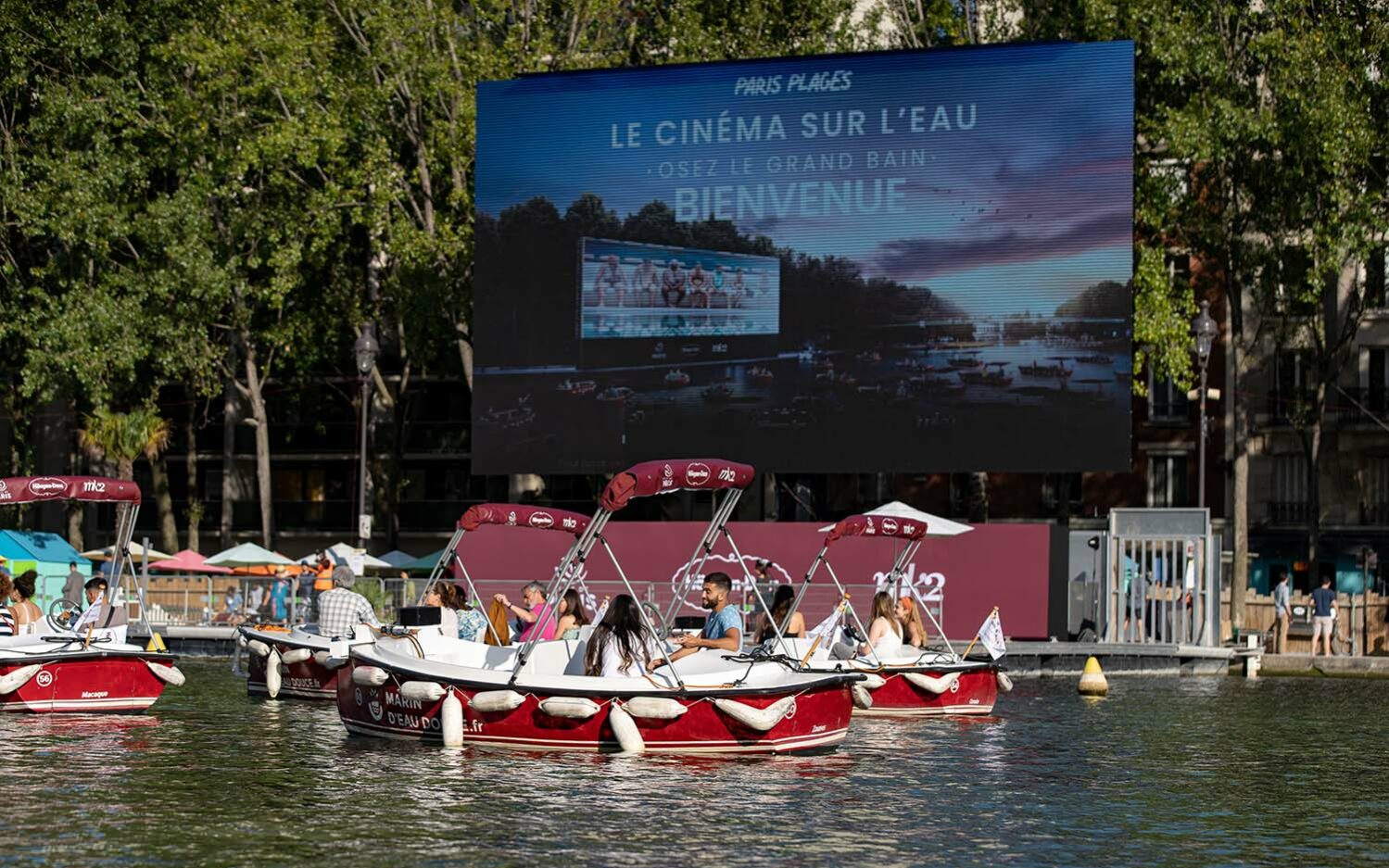 © MK2 "Boat-In" at Paris Plage © MK2