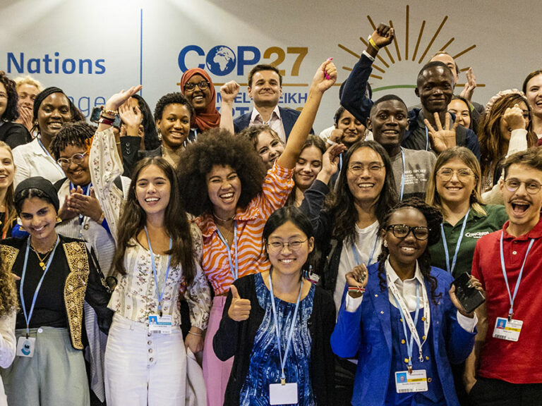 Gathering at the COP27, the UN Conference of the Parties on Climate Change.