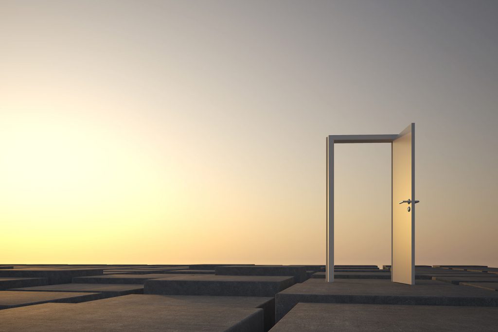 An open door on the horizon