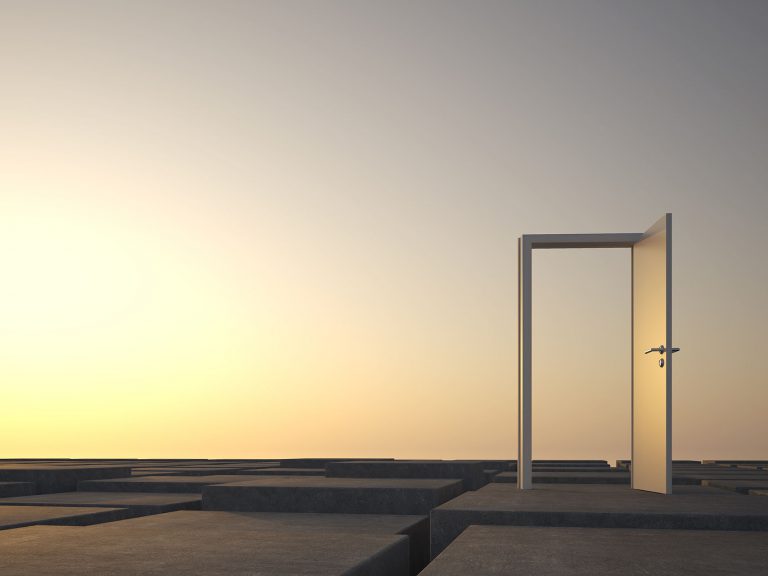 An open door on the horizon